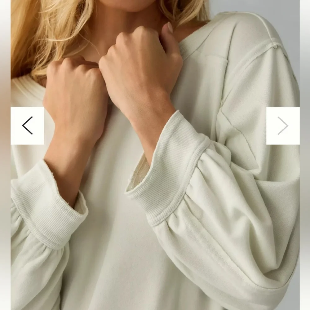 ‘Anthropologie’ Athleisure Cream Dress - Picture 3 of 6